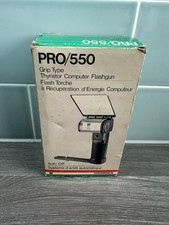 Hanimex Pro/550 Grip Type Thyristor Flashgun. Original Box