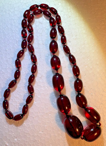 Vintage cherry amber bakelite - vintage,