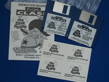 Atari ST game, First Class -with The Shoe People for early learning for ages 4-6