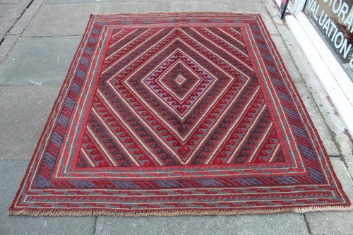 Vintage hand made - made, afghan