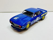 Scalextric C2759 Analog Car CHEVROLET CAMARO '69 No. 6 - BLUE New Braids