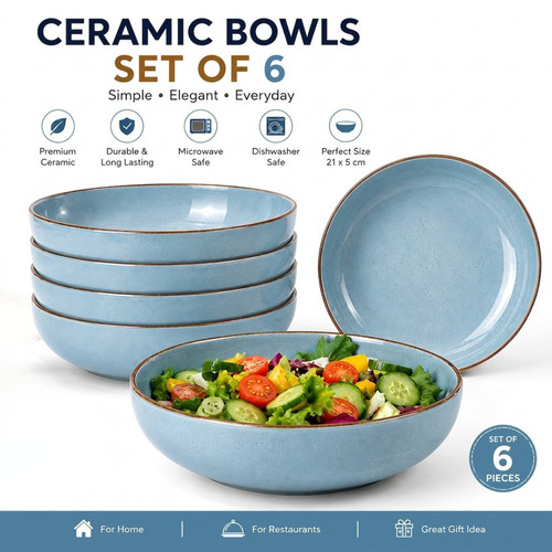 Pcs blue ceramic - blue, bowls