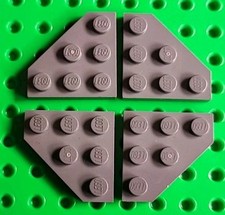 LEGO Dark Grey 3x3 Cut Corner