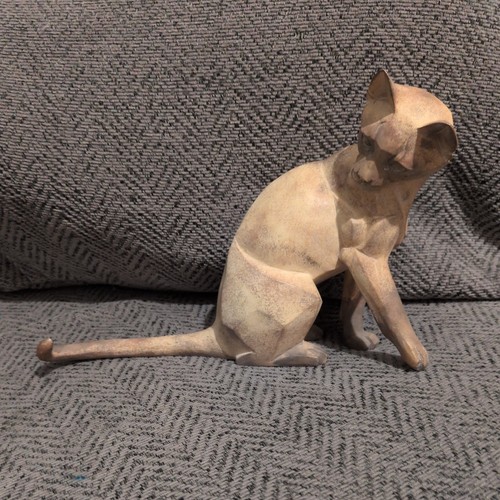 Border fine arts cubist cat - fine,