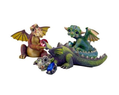 Mood dragon franklin mint - dragon, lot