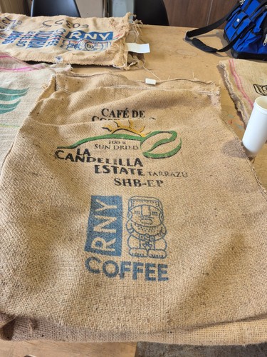 Authentic burlap coffee - coffee, sacks