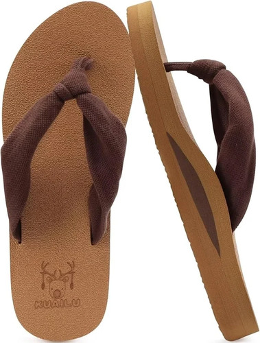 Ladies kuailu flip flops - 9,
