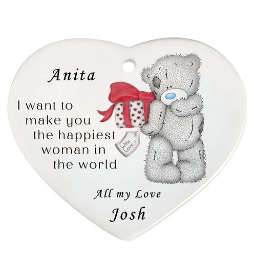 Personalise valentines ceramic - personalise,