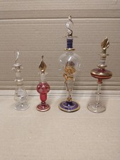 4 x Egyptian Glass Perfume