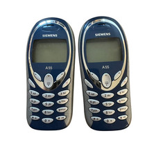 Siemens A55 Blue X2 Mobile Phones Untested