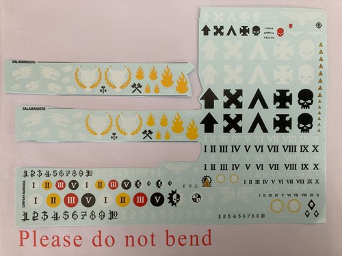 Salamanders transfer sheet - transfer,