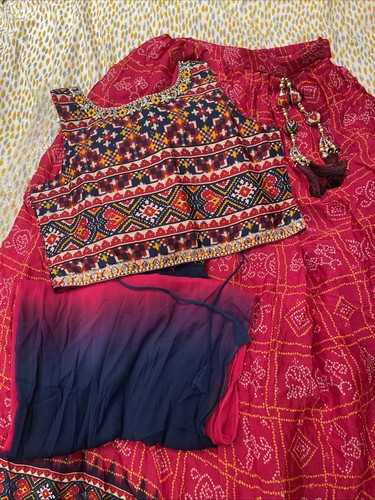 Bandhani choli suit for girls - choli,