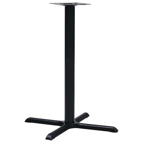 Bistro table leg black cast - table,