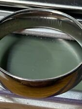 Large Mens Titanium Ring. Size Z1