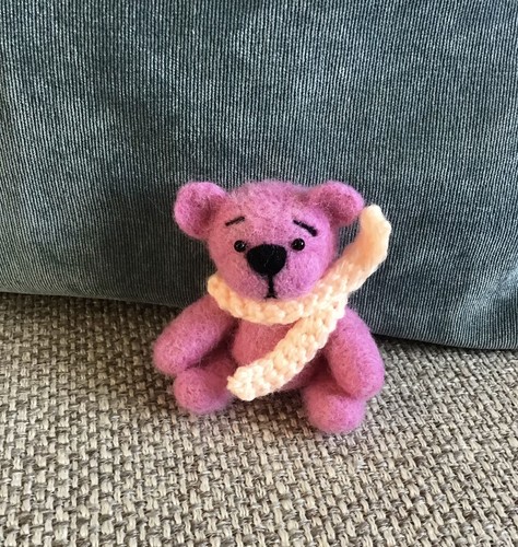 Needle felted ooak - needle, jointed