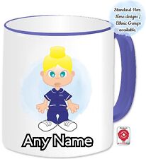 Personalised Nurse Mug Cup Carer Mentor Midwife Student Nurse Gifts Blue Tunic