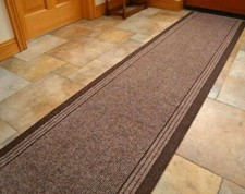 Beige carpet runner mat - beige, non