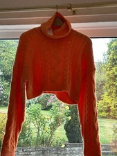 Crop Aaron roll neck jumper