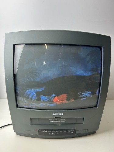 Philips crt vhs combo - 14", tv
