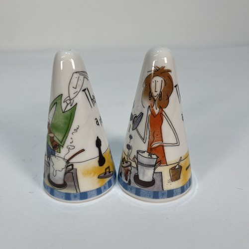 Salt pepper shakers johnson - salt,