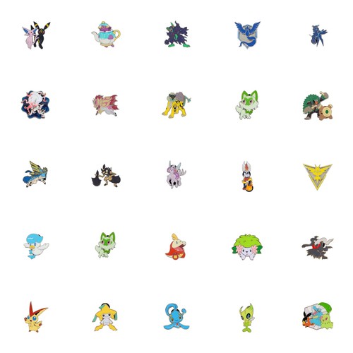 Various official pokemon pin - various,