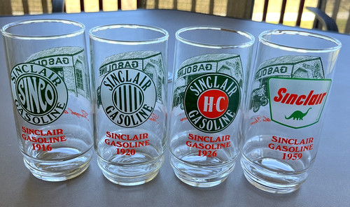 Sinclair gasoline logo tumbler - gasoline,