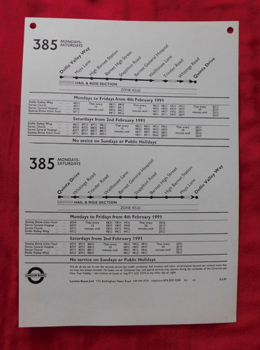London buses route 385 bus - buses,