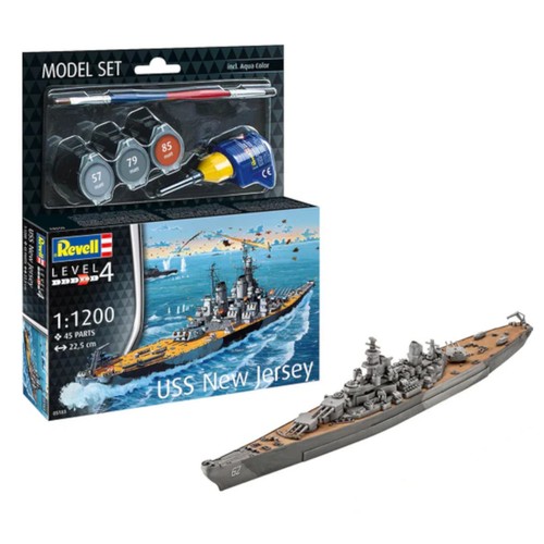 Revell battleship uss new - revell,