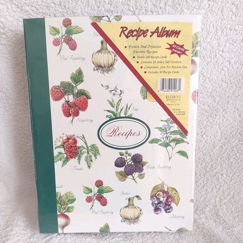 Kleer recipe album binder - recipe,