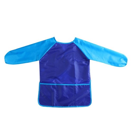 Kids waterproof art apron long - art,