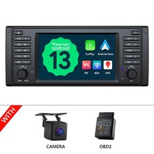 OBD+For BMW E39 520/523/525/530/M5 Android 13 7" IPS Car Play Stereo GPS Sat Nav