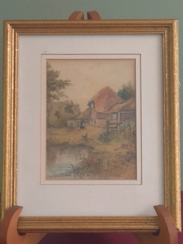 Antique framed english - antique,