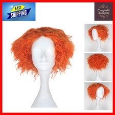 Short curly orange - short, mad