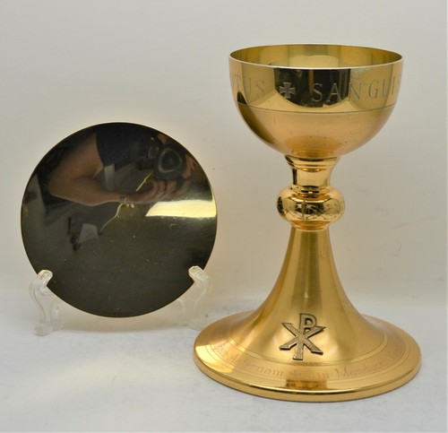 Chalice and paten set chi - paten,