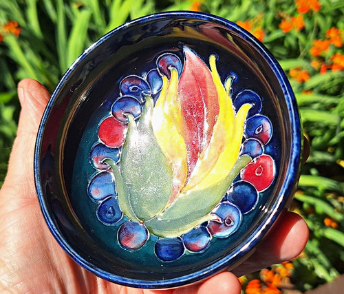 Moorcroft leaf berry bowl - berry,