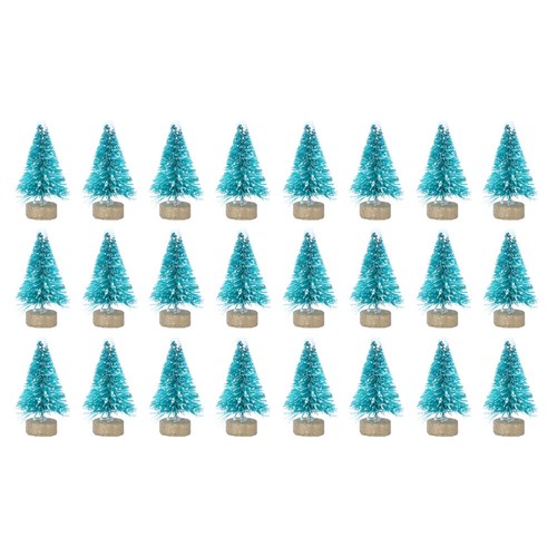 24pcs mini christmas trees - mini,