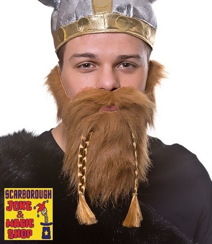 Braided fake beard ginger - beard,