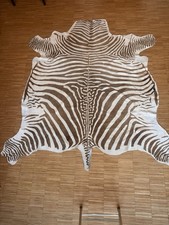 Real Zebra Skin Rug Large, 215*225 cm