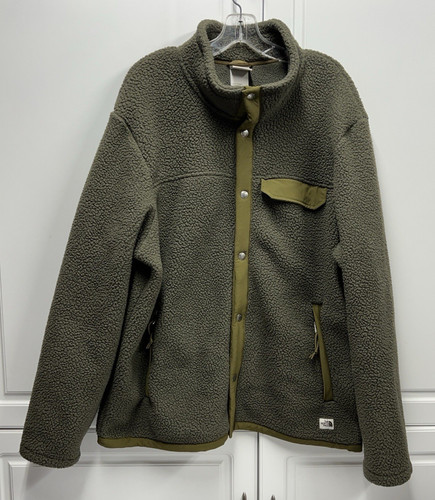 The north face green - face,