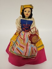 Gypsy Doll Esmerelda Holding Tambourine Spanish Doll Spanish Doll