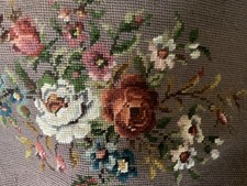 Large Vintage Completed Tapestry In Excellent Condition. Photos For Size