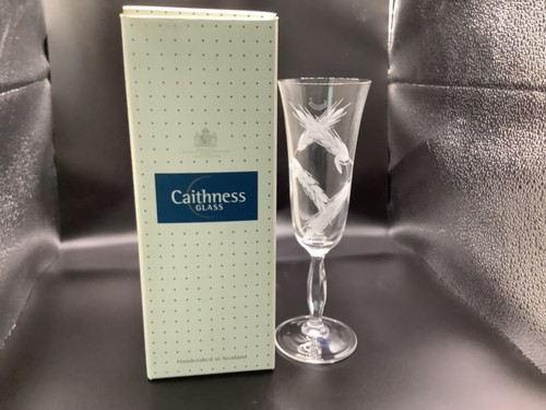 Caithness cut glass champagne - cut,