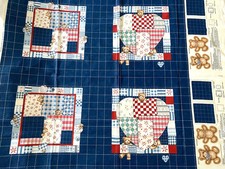 FCI Classic Cottons “Ted Bear” Fabric Panel 1997 – 100% Cotton, 114×89cm