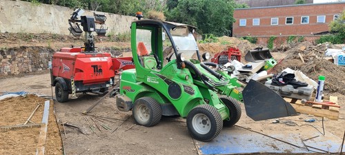 Avant loader concrete crushing - avant,