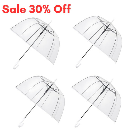 Pack clear transparent dome - 4,