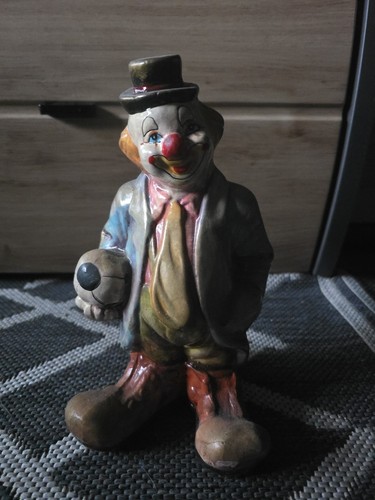 Vintage clowns hand painted - vintage,