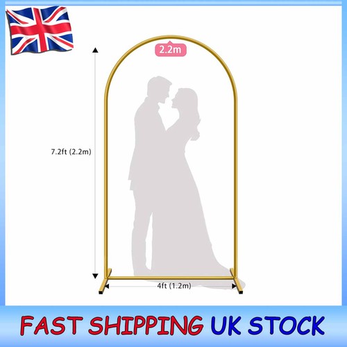 Golden metal wedding arch - metal,