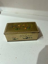 Old Vintage Tin 1920s Birds