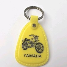Vintage Yamaha Yellow Keychain