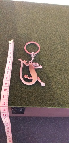 Lizard salamander keyring - lizard,
